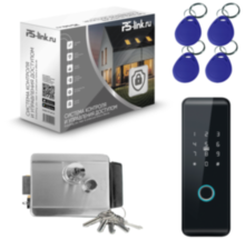 Система СКУД  KIT-H102-CH / сканер отпечатков / эл. механический замок / RFID, WIFI