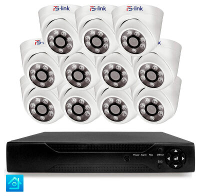 Комплект видеонаблюдения AHD 5Мп KIT-A511HD 11 камер для помещения, ночная съемка, датчик движения Комплект аналогового видеонаблюдения KIT-A511HD представляет собой профессиональное решение повышенной четкости для построения систем безопасности на крупных объектах с большим количеством помещений или протяженной территорией - в гостиницах, офисных и торговых центрах, складских комплексах, учебных заведениях и многоквартирных домах.