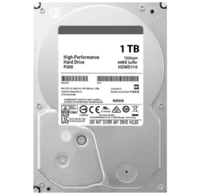 Жесткий диск для видеорегистратора HDD 1 TB 
Объём: 1000Гб
Скорость вращения: 7200
Интерфейс: SATA 3
Форм-фактор: 3,5"
Буферная память: 64
