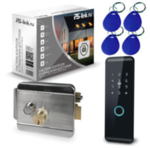 Система СКУД  KIT-H102-SSM / сканер отпечатков / эл. механический замок / RFID, WIFI