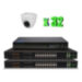 Готовый комплект IP видеонаблюдения на 32 купольные камеры 2Мп PST IPK32AH-POE - Готовый комплект IP видеонаблюдения на 32 купольные камеры 2Мп PST IPK32AH-POE