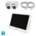 Комплект видеонаблюдения IP Ps-Link KIT-A502IP-POE-LCD / 5Мп / 2 камеры / монитор - Комплект видеонаблюдения IP Ps-Link KIT-A502IP-POE-LCD / 5Мп / 2 камеры / монитор