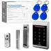 Комплект СКУД Undino KIT-ACP101EM-180 эл. магнитный замок 180кг, RFID - Комплект СКУД Undino KIT-ACP101EM-180 эл. магнитный замок 180кг, RFID