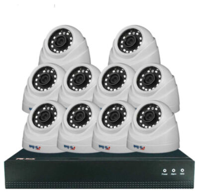 Комплект видеонаблюдения IP 2Мп KIT-A210IP-POE 10 камер с ночной съемкой для помещения, с датчиком движения, питание PoE Комплект видеонаблюдения на базе купольных IP-камер  IP302P (2 Мп) и 16-канального IP-видеорегистратора PS-I3116XP представляет собой полностью готовое к работе цифровое решение для круглосуточного контроля внутренних помещений - от квартир и офисов до магазинов, складов и подъездов, обеспечивая четкую фиксацию происходящего в формате Full HD как днем, так и в полной темноте.