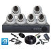 Комплект видеонаблюдения AHD 5Мп KIT-A506HDV 6 камер, антивандальный - Комплект видеонаблюдения AHD 5Мп KIT-A506HDV 6 камер, антивандальный