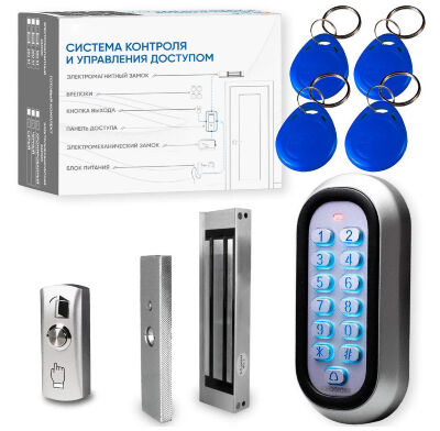 Комплект СКУД Undino KIT-ACP302EM-180 эл. магнитный замок 180кг, RFID Готовый комплект СКУД Undino KIT-ACP302EM-180 — это практичное и надёжное решение для организации автономного контроля доступа на объектах со средними и лёгкими дверьми.