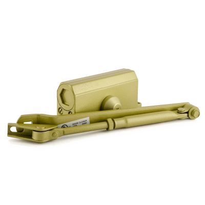 Доводчик дверной Нора-М 4S (золото) до 120 кг морозостойкий 