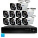 Комплект видеонаблюдения AHD 5Мп KIT-C510HD 10 камер для улицы, ночная съемка, датчик движения - Комплект видеонаблюдения AHD 5Мп KIT-C510HD 10 камер для улицы, ночная съемка, датчик движения