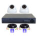 Комплект видеонаблюдения AHD 2Мп PST K02AHM 2 камеры для помещения с микрофоном - Комплект видеонаблюдения AHD 2Мп PST K02AHM 2 камеры для помещения с микрофоном