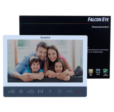 Видеодомофон проводной Falcon Eye Milano Plus HD Falcon Eye Milano HD - большой видеодомофон c русифицированным графическим меню, 10 дюймовым экраном, слотом под SD карту для записей видеофайлов и фото.