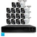 Комплект видеонаблюдения AHD 5Мп KIT-C514HD 14 камер для улицы, ночная съемка, датчик движения - Комплект видеонаблюдения AHD 5Мп KIT-C514HD 14 камер для улицы, ночная съемка, датчик движения