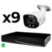 Комплект видеонаблюдения IP 8Мп KIT-C809IP-ST 9 камер для улицы, умная аналитика, детекция человека, детекция автомобиля, область вторжения - Комплект видеонаблюдения IP 8Мп KIT-C809IP-ST 9 камер для улицы, умная аналитика, детекция человека, детекция автомобиля, область вторжения