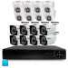 Комплект видеонаблюдения AHD 5Мп KIT-B516HD 8 камер для улицы, 8 камер для помещения, датчик движения, ночная съемка - Комплект видеонаблюдения AHD 5Мп KIT-B516HD 8 камер для улицы, 8 камер для помещения, датчик движения, ночная съемка