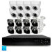 Комплект видеонаблюдения AHD 8Мп KIT-B816HD 8 камер для улицы, 8 камер для помещения, датчик движения, ночная съемка - Комплект видеонаблюдения AHD 8Мп KIT-B816HD 8 камер для улицы, 8 камер для помещения, датчик движения, ночная съемка