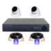 Комплект видеонаблюдения AHD 8Мп PST K02AXM 2 камеры для помещения 2 микрофона - Комплект видеонаблюдения AHD 8Мп PST K02AXM 2 камеры для помещения 2 микрофона