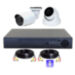 Комплект видеонаблюдения AHD 8Мп PST K02BXM 2 камеры 1 микрофон - Комплект видеонаблюдения AHD 8Мп PST K02BXM 2 камеры 1 микрофон