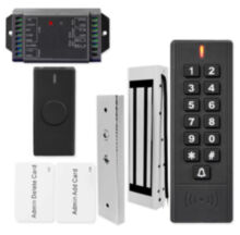 Система СКУД  KIT-SK7-180 беспроводная, электромагнитный замок 180 кг, кнопочная панель, 1000 пользователей, IP65