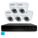 Комплект видеонаблюдения AHD 8Мп KIT-A805HD 5 камер для помещения, ночная съемка, датчик движения - Комплект видеонаблюдения AHD 8Мп KIT-A805HD 5 камер для помещения, ночная съемка, датчик движения