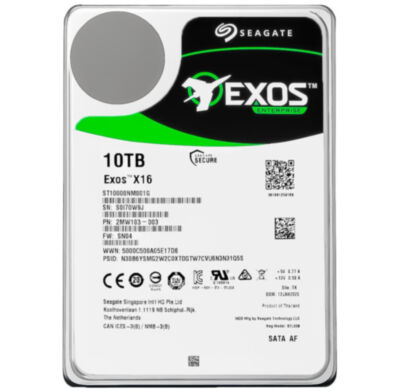Жесткий диск HDD 3.5 Seagate Exos SATA 10Тб внутренний (восстановленный) Жесткий диск Seagate объемом 10 ТБ — это надежное и вместительное решение для хранения данных в домашних и профессиональных системах.