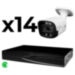 Комплект видеонаблюдения IP 8Мп KIT-C814IP-ST 14 камер для улицы, умная аналитика, детекция человека, детекция автомобиля, область вторжения - Комплект видеонаблюдения IP 8Мп KIT-C814IP-ST 14 камер для улицы, умная аналитика, детекция человека, детекция автомобиля, область вторжения