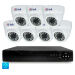 Комплект видеонаблюдения AHD 8Мп KIT-A807HD 7 камер для помещения, ночная съемка, датчик движения - Комплект видеонаблюдения AHD 8Мп KIT-A807HD 7 камер для помещения, ночная съемка, датчик движения