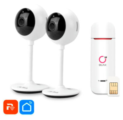 Комплект видеонаблюдения 4G Ps-Link KIT-TC102-4G / 1Мп / 2 камеры 