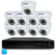 Комплект видеонаблюдения AHD 8Мп KIT-A809HD 9 камер для помещения, ночная съемка, датчик движения