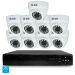 Комплект видеонаблюдения AHD 8Мп KIT-A809HD 9 камер для помещения, ночная съемка, датчик движения - Комплект видеонаблюдения AHD 8Мп KIT-A809HD 9 камер для помещения, ночная съемка, датчик движения