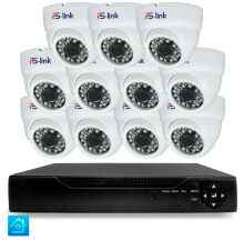 Комплект видеонаблюдения AHD 8Мп KIT-A811HD 11 камер для помещения, ночная съемка, датчик движения