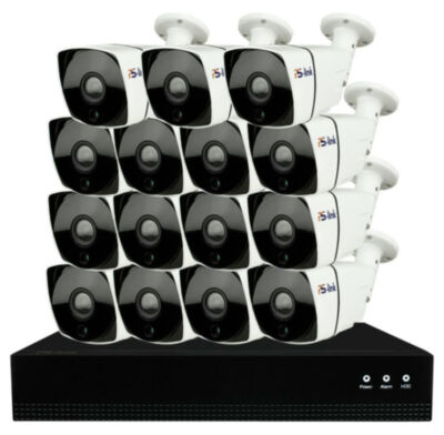 Комплект видеонаблюдения IP Ps-Link KIT-C815IP-POE / 8Мп / 15 камер / питание POE 