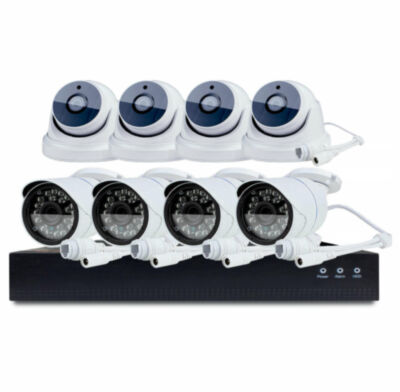 Комплект видеонаблюдения IP Ps-Link KIT-B508IP-POE / 5Мп / 8 камер / питание POE 