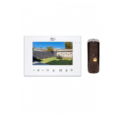 Комплект видеодомофона FX-HVD7U-KIT (ТУЯ 7W КОМПЛЕКТ) WIFI Видеодомофон Tuya Smart c уличной вызывной панелью (AHD)