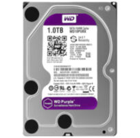 Жесткий диск HDD 3.5 Western Digital Purple SATA 1Тб внутренний (восстановленный)
