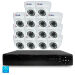 Комплект видеонаблюдения AHD 8Мп KIT-A814HD 14 камер для помещения, ночная съемка, датчик движения - Комплект видеонаблюдения AHD 8Мп KIT-A814HD 14 камер для помещения, ночная съемка, датчик движения