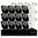 Комплект видеонаблюдения IP Ps-Link KIT-C812IP-POE / 8Мп / 12 камеры / питание POE - Комплект видеонаблюдения IP Ps-Link KIT-C812IP-POE / 8Мп / 12 камеры / питание POE