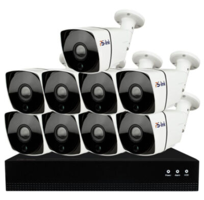 Комплект видеонаблюдения IP 2Мп KIT-С209IP-POE 9 камер с ночной съемкой для улицы, с датчиком движения, питание PoE Комплект проводного IP-видеонаблюдения представляет собой полностью готовое к работе решение для организации надежной системы безопасности на загородных участках, в частных домах, небольших офисах, магазинах, складских помещениях и на парковках, которое включает в себя всё необходимое для быстрого запуска: цифровой 16-канальный видеорегистратор, уличные 2-мегапиксельные IP-камеры с ИК-подсветкой.