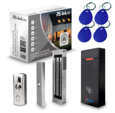 Система СКУД KIT-M010EM-WP-180 на 1 дверь, электромагнитный НО замок 180 кг, контроллер 10000 карт, EM-Marine 125 кГц Комплект СКУД  KIT-M010EM-WP-180 на одну дверь на базе контроллера со встроенным считывателем, а также с четырьмя RFID ключами и электромагнитным замком подходит для организации контролируемого доступа определенного круга лиц в различные офисные или служебные помещения с обязательной идентификацией по RFID ключу.