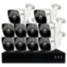 Комплект видеонаблюдения IP 2Мп KIT-С210IP-POE 10 камер с ночной съемкой для улицы, с датчиком движения, питание PoE - Комплект видеонаблюдения IP 2Мп KIT-С210IP-POE 10 камер с ночной съемкой для улицы, с датчиком движения, питание PoE