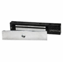 Электромагнитный замок Undino UD-ML280WP уличный, черный, для накладного монтажа, сила удержания 280 кг