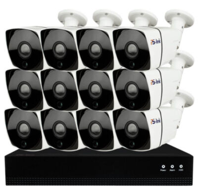 Комплект видеонаблюдения IP 2Мп KIT-С212IP-POE 12 камер с ночной съемкой для улицы, с датчиком движения, питание PoE Комплект проводного IP-видеонаблюдения представляет собой полностью готовое к работе решение для организации надежной системы безопасности на загородных участках, в частных домах, небольших офисах, магазинах, складских помещениях и на парковках, которое включает в себя всё необходимое для быстрого запуска: цифровой 16-канальный видеорегистратор, уличные 2-мегапиксельные IP-камеры с ИК-подсветкой.