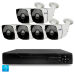 Комплект видеонаблюдения AHD 8Мп KIT-C806HD 6 камер для улицы, ночная съемка, датчик движения - Комплект видеонаблюдения AHD 8Мп KIT-C806HD 6 камер для улицы, ночная съемка, датчик движения