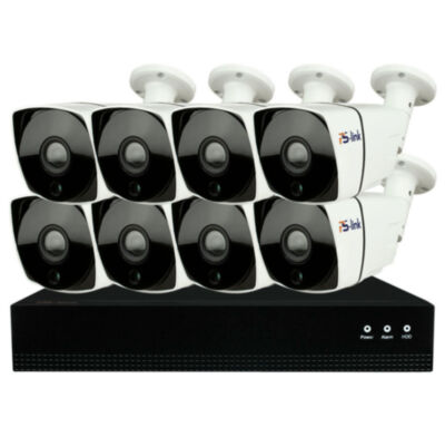 Комплект видеонаблюдения IP Ps-Link KIT-C808IP-POE / 8Мп / 8 камер / питание POE 