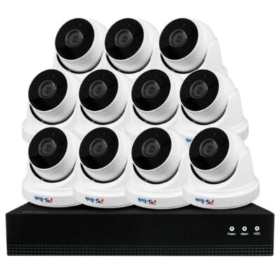 Комплект видеонаблюдения IP Ps-Link KIT-A811IP-POE / 8Мп / 11 камер / питание POE 