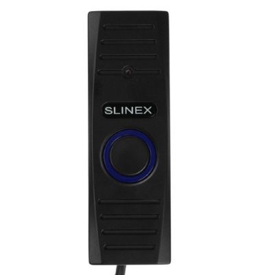 Вызывная панель Slinex ML-15HR (Черная) Металлический корпус; одноабонентская вызывная панель; 800 ТВЛ;  0,01 Люкс до 1,5 м; 12В (от монитора). Запись на видеорегистратор или видеодомфон. IP65