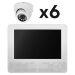 Комплект видеонаблюдения AHD 5Мп KIT-A9506HD 6 камер для помещения, регистратор с монитором - Комплект видеонаблюдения AHD 5Мп KIT-A9506HD 6 камер для помещения, регистратор с монитором