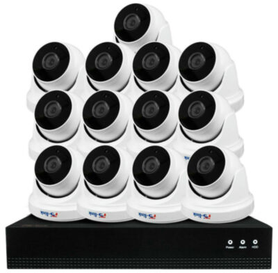 Комплект видеонаблюдения IP Ps-Link KIT-A813IP-POE / 8Мп / 13 камер / питание POE 
