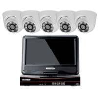 Комплект видеонаблюдения AHD 5Мп KIT-A9505HD 5 камер для помещения, регистратор с монитором