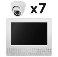 Комплект видеонаблюдения AHD 5Мп KIT-A9507HD 7 камер для помещения, регистратор с монитором