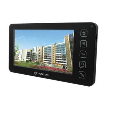 Видеодомофон Tantos Prime XL Черный Сенсорный, цветной, 7", micro SD до 32ГБ,  адаптирован к общедомовым панелям