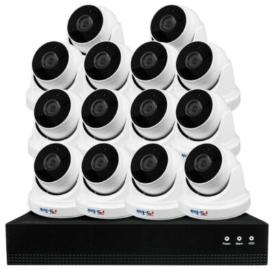 Комплект видеонаблюдения IP Ps-Link KIT-A814IP-POE / 8Мп / 14 камер / питание POE 